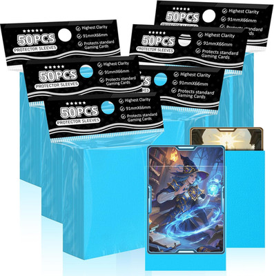 Trading Card Sleeves Perfect Fit TCG Matte Sleeves, Soft Sports Card Protector f