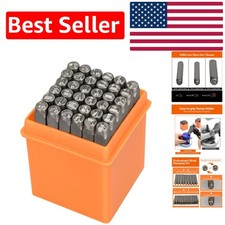 37-Piece Metal Stamping Kit: 1/8" Letter and Number Set for Unique Jewelry