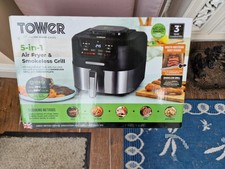 Neuer 5-in-1 Luft Friteuse Rauchfreier Grillturm unbenutzt noch im Karton