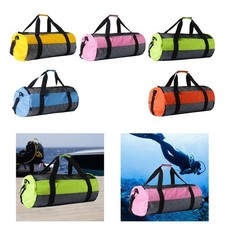Mesh Diving Duffle Bag Mesh Dive Duffel Bag Large Capacity Zipper Diving Gear