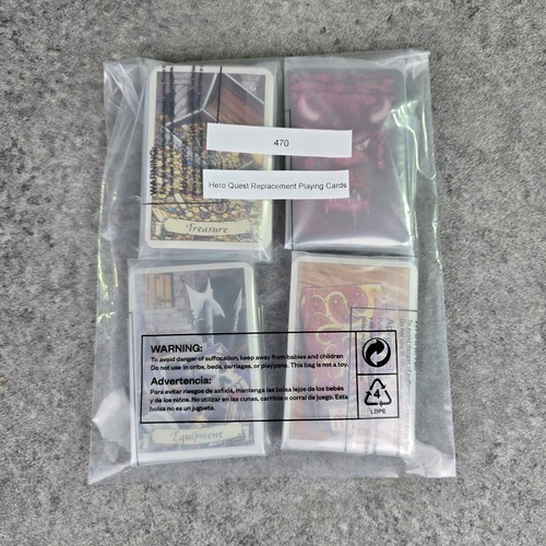 HeroQuest Cards Deck (Replacement Spares Genuine Original)