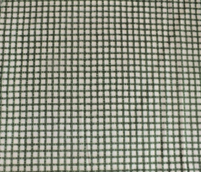 2 yds x 44'' plaid cotton quilt fabric green Moda Buzz Bunny by Lori Gardner OOP