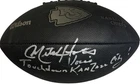 Kansas City Chiefs Mitch Holthus Signed Black Logo Football JSA Certified