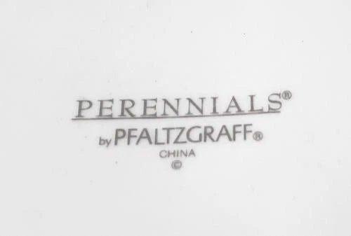 PFALTZGRAFF PERENNIALS - PETALS (3) Dinner Plates 10-7/8" MINTY! - Image 3 of 3