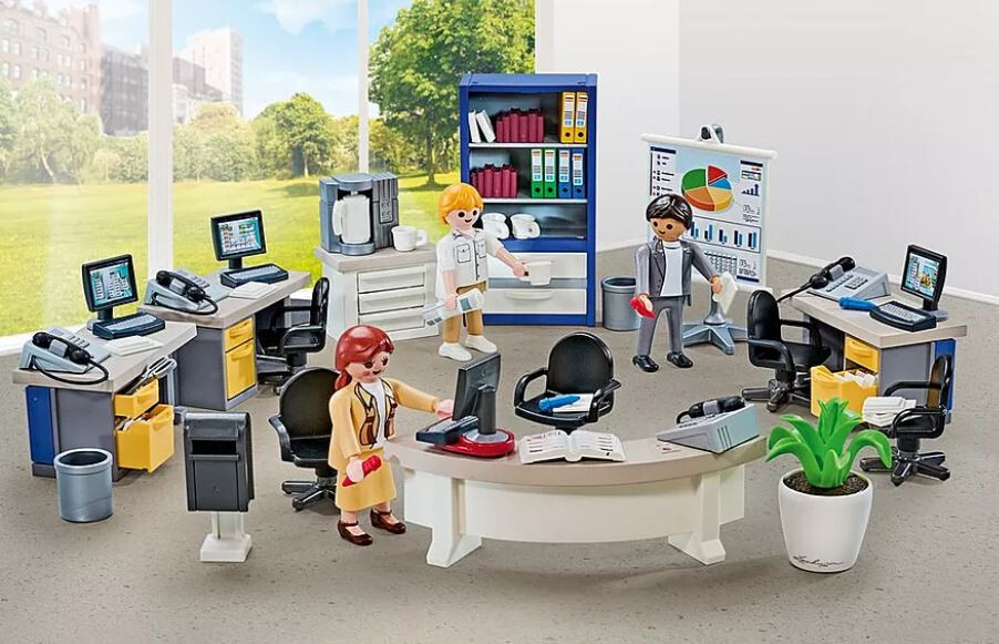 Playmobil My Life Plus Set 1028 Office Furniture with Computers