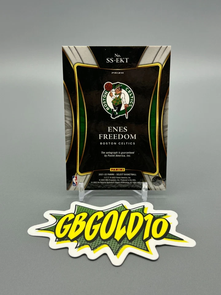 2021-22 Panini Select - Signature Selections Enes Kanter #SS-EKT Silver Prizm - Image 2 of 2