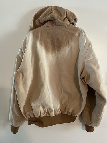 Osh Kosh Duck Canvas Hooded Jacket Blanket Lined & Quilted Sleeve 2XL (?) - Picture 10 of 10