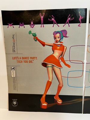 Space Channel 5 - Video Game Magazine Ad - Sega Dreamcast | eBay