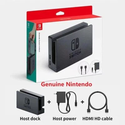 Originale Nintendo Switch TV Dock Station, Adattatore Alimentazione HDMI Cavo Variazione Set