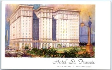 Postcard Hotel St. Francis Union Square San Francisco California USA