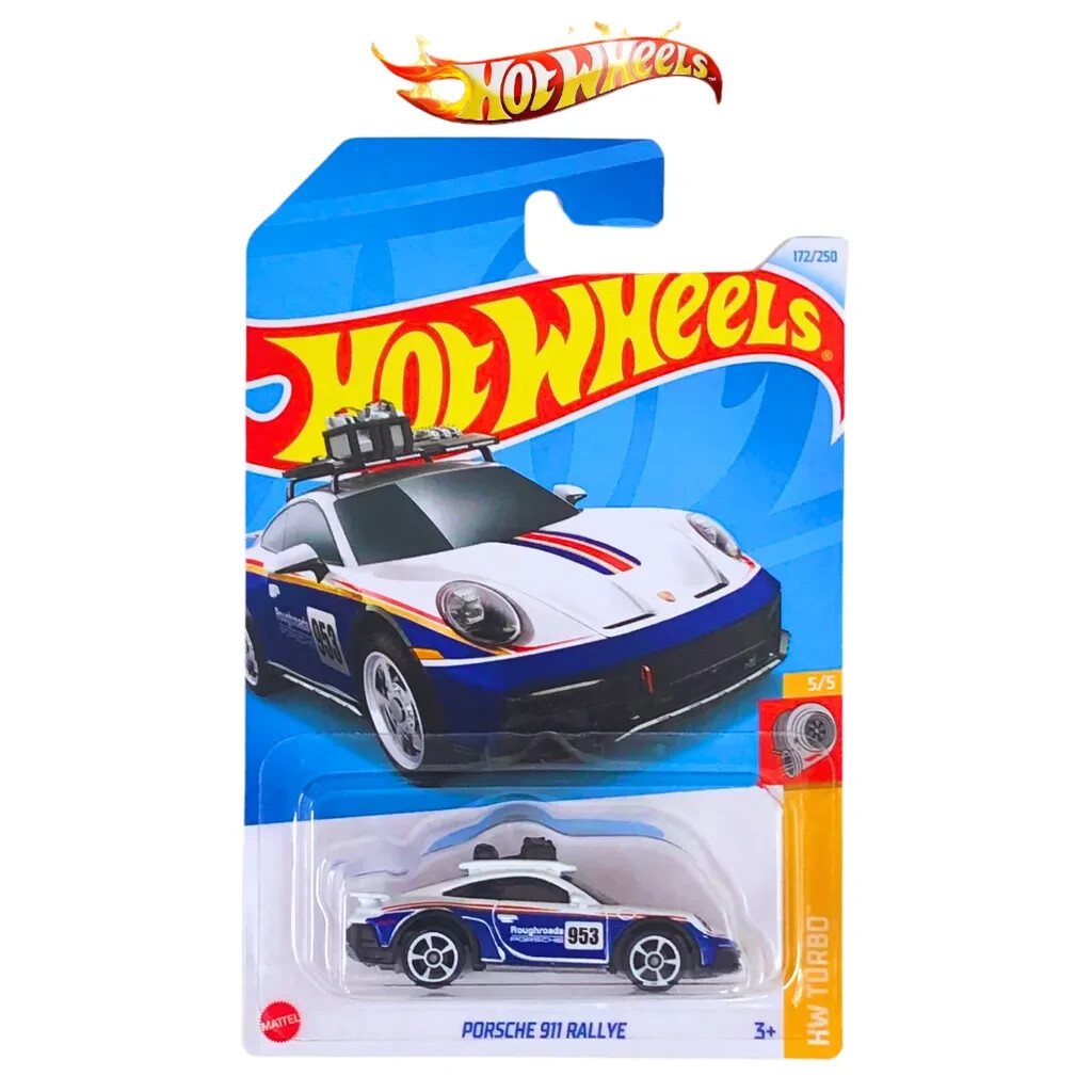 Hot Wheels 2024 Case N Mainline Blue White Porsche 911 Rallye