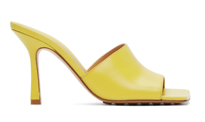 Bottega Veneta Stretch Square Toe Pear Leather Sandal Backless