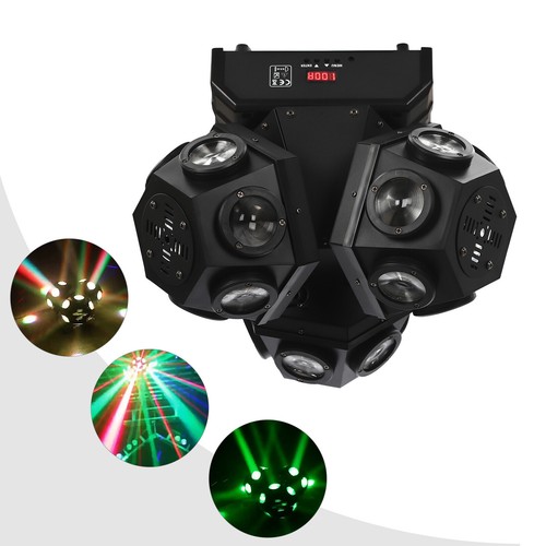 Luce fascio testa mobile LED 18x10W 4 in 1 testa mobile discoteca palcoscenico DMX512 - Foto 13 di 24