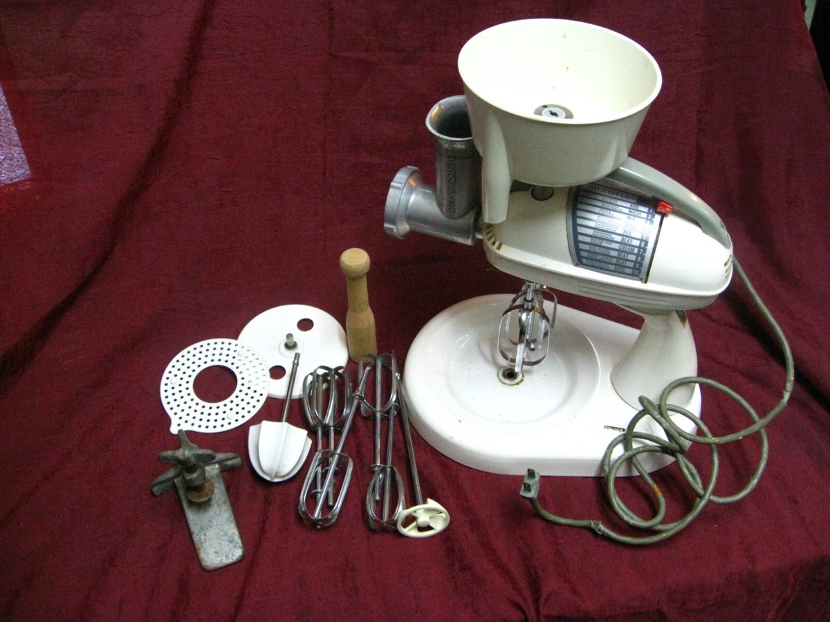 Vtg Dormeyer Mixwell Stand Mixer Model 5100 Juicer Grinder Works