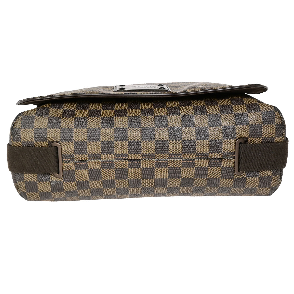 LOUIS VUITTON Brooklyn MM Shoulder Bag Damier Ebene Leather LOUIS VUITTON Brooklyn MM Shoulder Bag Damier Ebene Leather