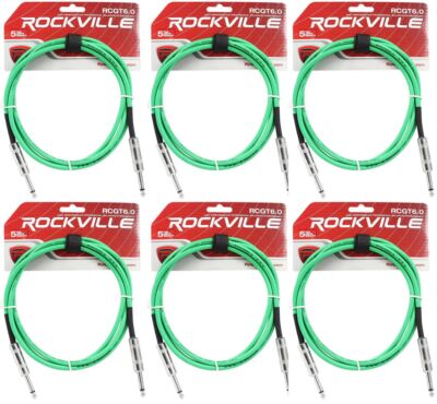 6 Rockville RCGT6.0G 6' 1/4