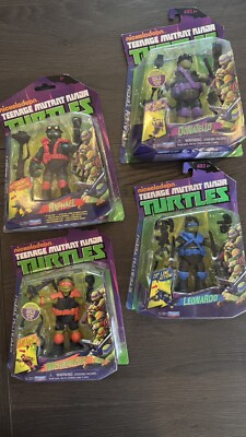 TMNT Teenage Mutant Ninja Turtles Stealth TECH Alle 4 Jungs Zusammen