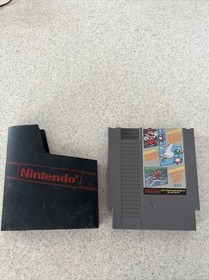 Super Mario Bros Duck Hunt Track Meet Nintendo NES Original OEM Authentic Game!