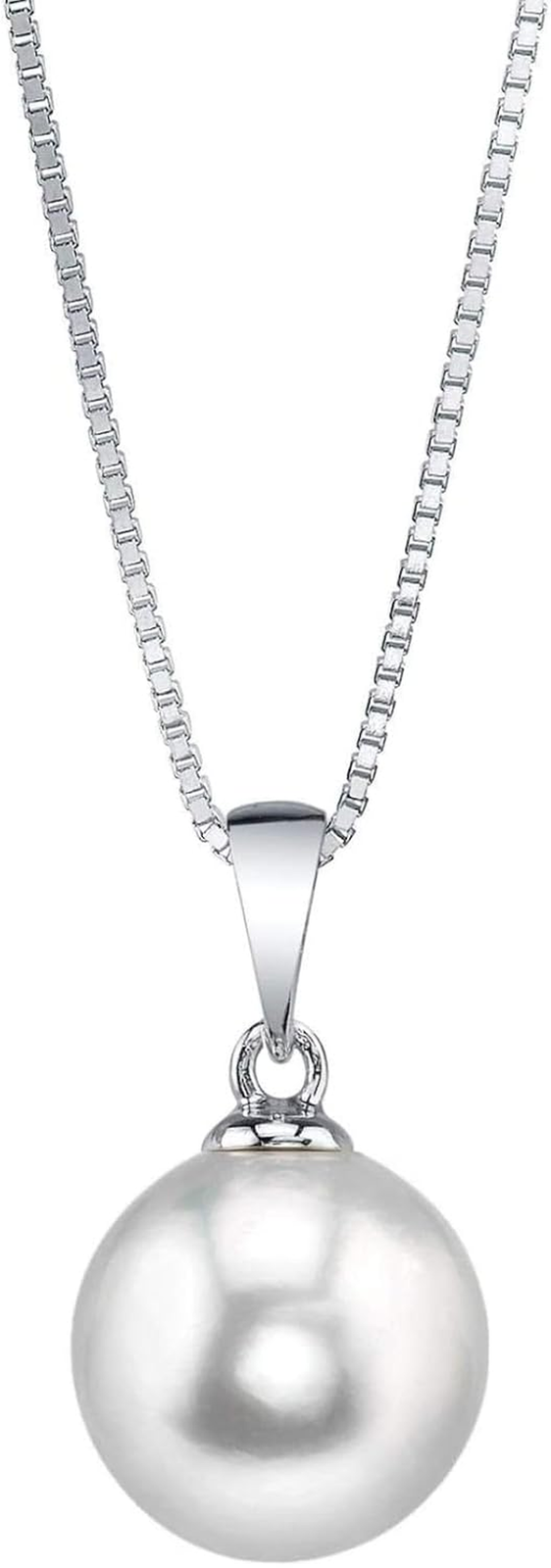 White Freshwater Pearl Pendant Sydney Necklace for Women - Cultured Pearl Neckla