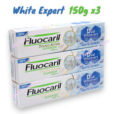 Fluocaril Double Action Fluoride Toothpaste White Expert Dual Whiteners 150g x3
