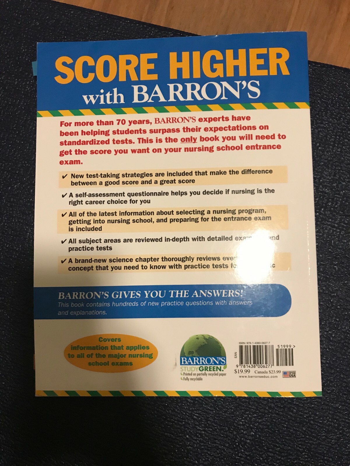 Exams School ... Barron\u0027s Entrance Preparation Nursing For :