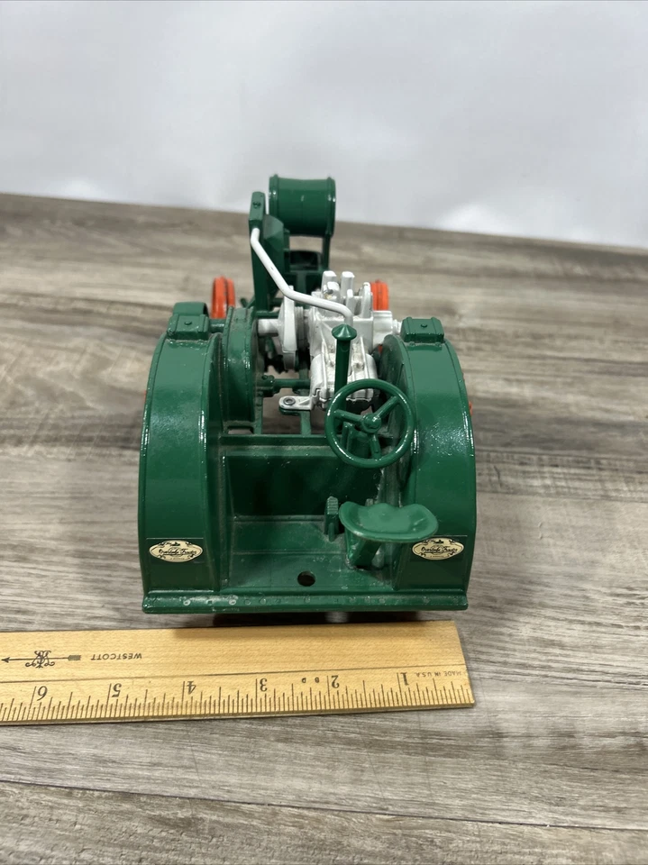 Tractor ERTL John Deere #1454 excelente estado 559-8701 ruedas naranja Foto 4 de 4