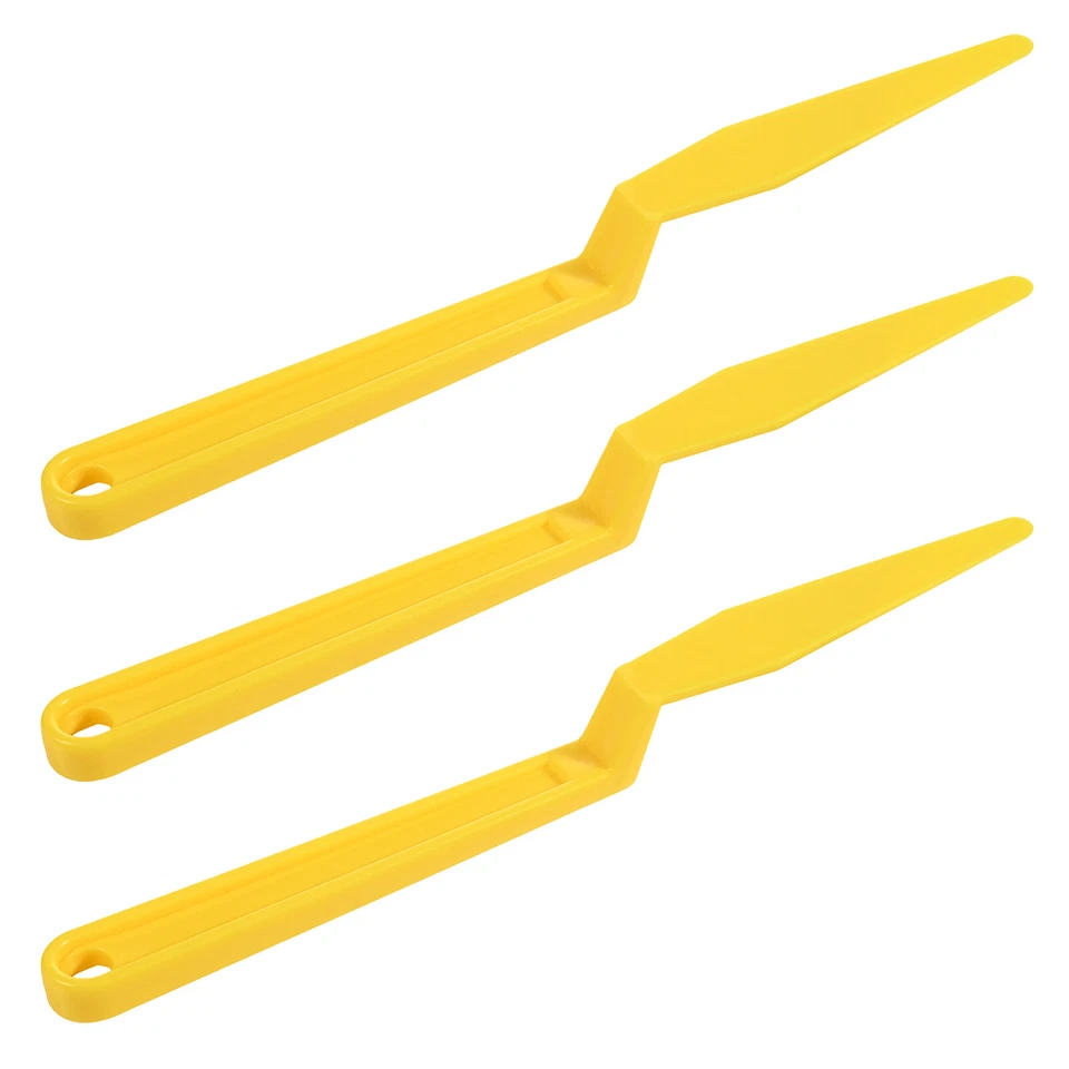 3 Pcs Window Tint Shank Gasket Squeegee Long Handle Corner Tucking Scraper Tools - Image 2 of 4