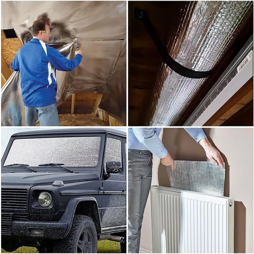 2m~10m Sound Deadener 10mm THICKER Noise Proofing Heat Shield Insulation - Picture 7 of 13