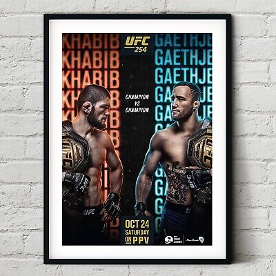  Poster Khabib Nurmagomedov MMA UFC Wall Art 01