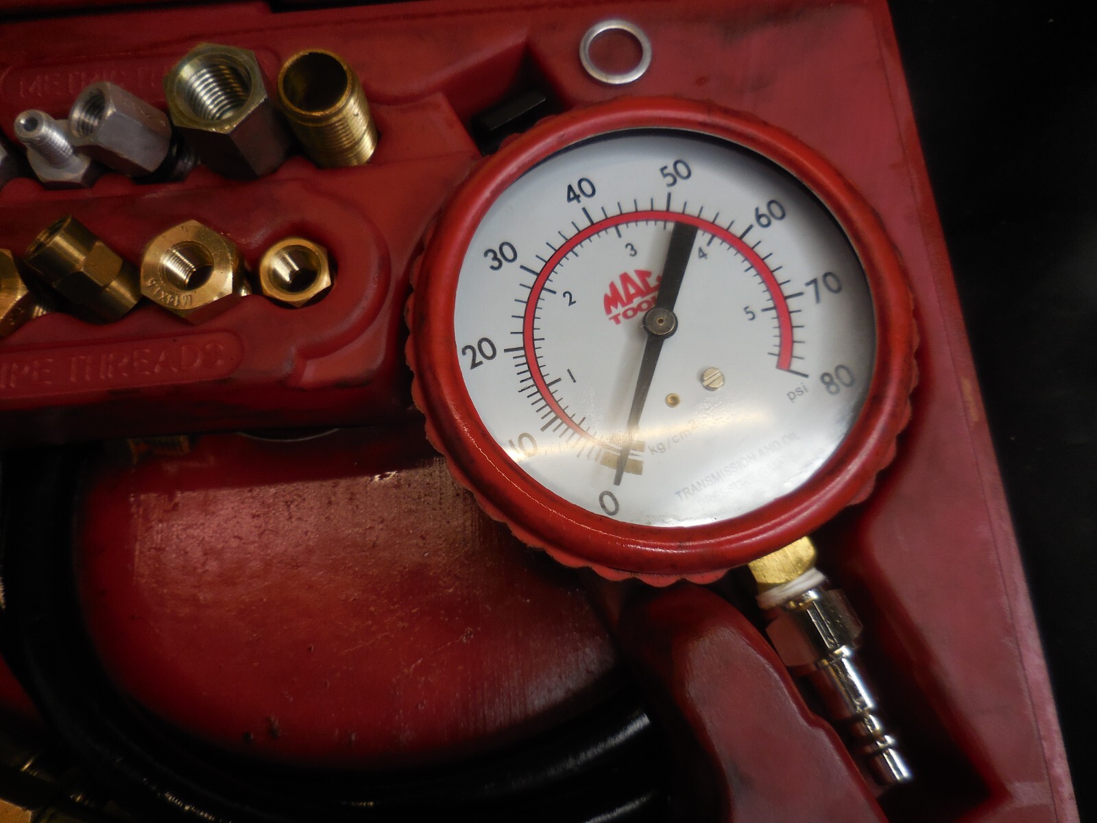 Mac Tools TPT455M 14pc. Transmission/Oil Pressure Test Kit w. Cs REALLY NICE! eBay