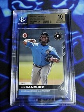 2020 Bowman Baseball America's Top 100 Prospects Sixto Sanchez- BGS Pristine 💎