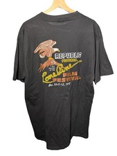 Vintage 1997 Republic Pictures Film Festival T-Shirt Sz XXL Dbl Sided Very Rare