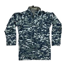Genuine US Navy GORE-TEX ECW Parka NWU Blue Digital Camo Coat SML-XLONG [JR305]