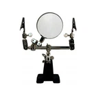 Helping Hand Model Hobby Artist Glass Magnifying Tool inc grips UK