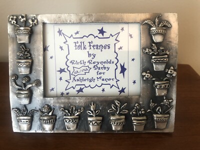 Ashleigh Manor FOLK FRAMES By Ruth Reynolds Darby Pewter Flower Pots Gardening