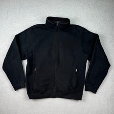 Cutter  Buck Mens Medium Pullover Quarter Zip Black