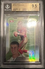 Alex Smith RC 2005 E Topps REFRACTOR Rookie Beckett GEM BGS9.5!49ers/Chiefs