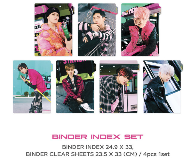 NCT DREAM Glitch Mode SMTOWN OFFICIAL GOODS BINDER INDEX SET SEALED