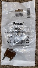 Pomona MDP-1 Double Banana Plug, Solderless, Brown