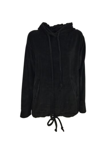 SOHO-T Frauen Sweatshirt Frottee Schwarz Art. ZAIRA 21WCN100 Made IN Italy - Bild 1 von 3