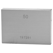 STEINLE Parallelendmaß 50 mm Toleranz 2 Endmaß Endmass Parallelendmaße Stahl