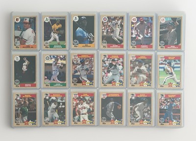 2017 Topps New Era 1987 30th Anniversary Full Set Of 18 Cards - 87T-1 to 87T-18