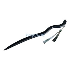 17cm Retro Chinese Hairpin Wooden Tassel Hair Stick Hanfu Accessories Women