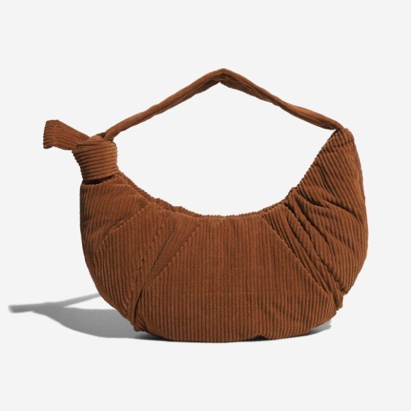 Adidas Corduroy Large Shoulder Bag - Brown / KT0860 / Expedited