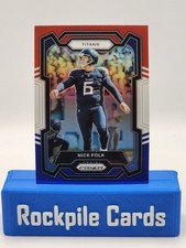 2023 Panini Prizm - Nick Folk #208 Red White & Blue Prizm