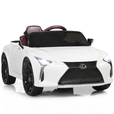 12V Licensed Lexus LC500 Kids Ride On Car w/ MP3 Remote Control White