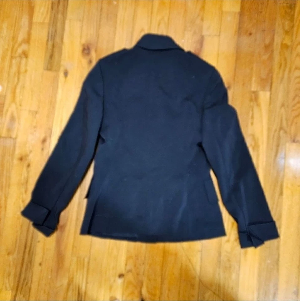 Women's PRADA Black Blazer Jacket Size 6 - Image 2 of 4