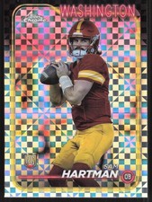Sam Hartman, 2024 Topps Chrome, #235, Washington Commanders, RC