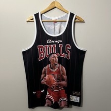 Scottie Pippen Chicago Bulls Mitchell Ness Basketball Jersey Mens Large NWT