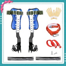 Seprochoo Tree Climbing Spike Set - Adjustable Safety Belt, Lanyard, Rope Rescue